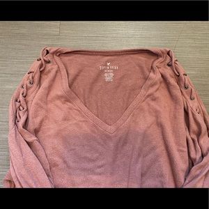 Soft and sexy plush sweater